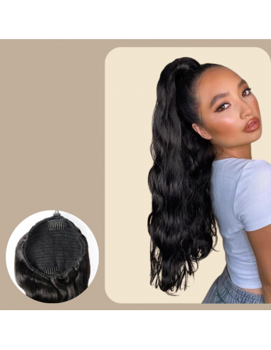 Kucyk Ponytail Czarny Z Sznurkiem Remy Hair Body Wave Toutes les collections ici