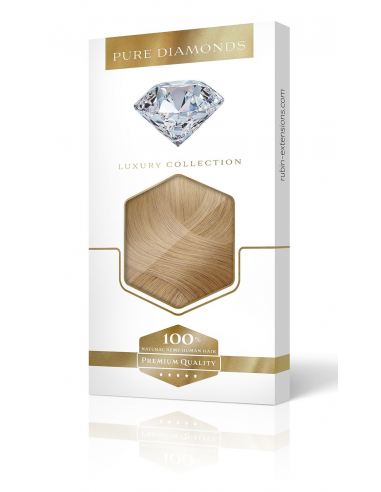 CLIP-IN EXTENSION PURE DIAMONDS LINE Brun Clair Caramel 2 - 3 jours ouvrés.