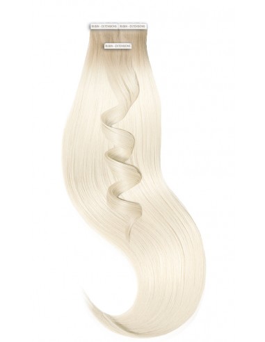 Extensions Adhésives - Tape-in Extensions, Racines-Foncées -  Brun Clair Noisette & Blonde d'été destockage