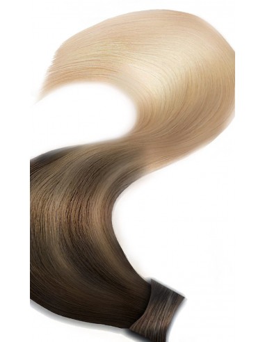 PONYTAIL Sombre Schoko-Dunkelbraun & Honigblond les ctes