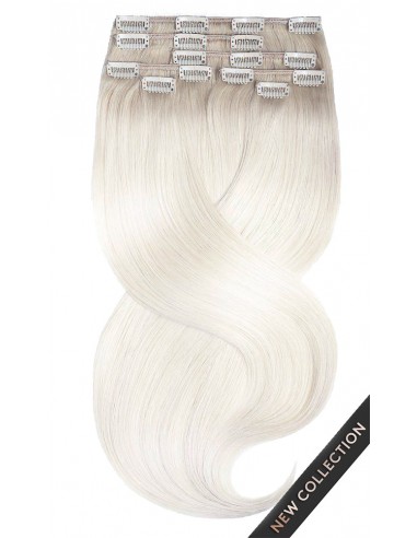 CLIP-IN FASHION LINE Kurzer-Ansatz - Honigblond & Silberblond les ctes