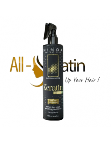 Keratin Spray - proteine Minoa 500 ml pas cheres