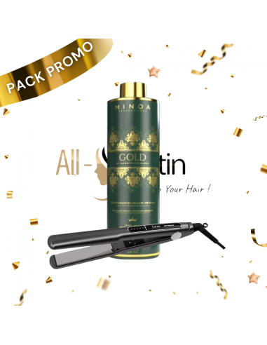 OFFRE SPECIALE Pack lissage Minoa Gold +  Fer à lisser Lizze extreme ( lot ) 50-70% off 