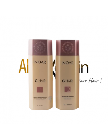 Kit 1 Litre  Inoar G-hair Extrême Premium - Lissage Brésil Véritable concentré